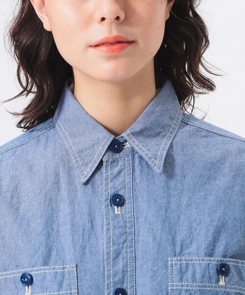 BEAMS BOYオールインワン シャンブレー ステンシル オールインワン BEAMS BOY サロペット オーバーオール シャンブレー ステンシル