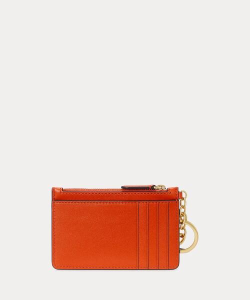 セール【Ralph Lauren】レザー ジップ カードケース LAUREN RALPH カードケース レザー ジップ カード ケース