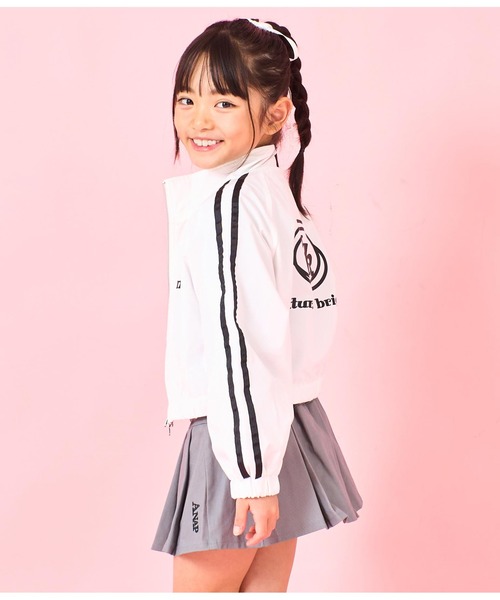 ヘルノ 近年モデル ジップアップブルゾン フード ピンク 44 シルバーボタン ANAP kids（アナップキッズ） ブルゾン ジャンバー アウター