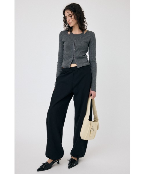 MOUSSY カーディガン LAYERED 2WAY レディース : ZOZOTOWN Yahoo
