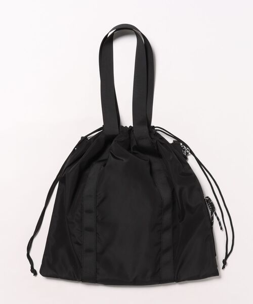 polka polka（ポルカポルカ） トートバッグ コード編み 巾着ポケット