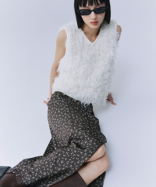 eimy istoire スカート リトルフラワータイトスカート