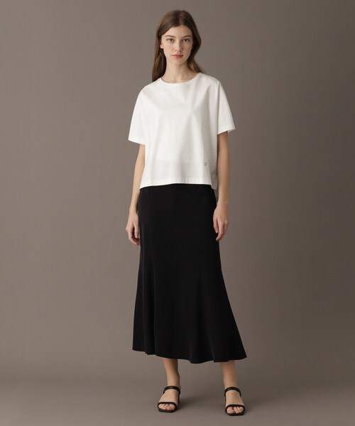 接触冷感 アイスクリアコットンTシャツ DRESSTERIOR tシャツ 「接触冷感/抗菌防臭/消臭」アイスクリア