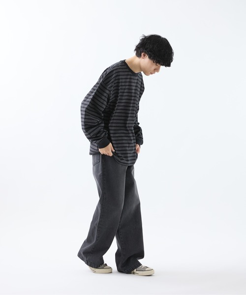 meltum tシャツ ALLWEATHER TEE L/S BORDER / オールウェザーT