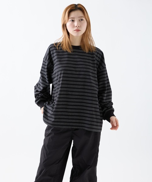 meltum tシャツ ALLWEATHER TEE L/S BORDER / オールウェザーT