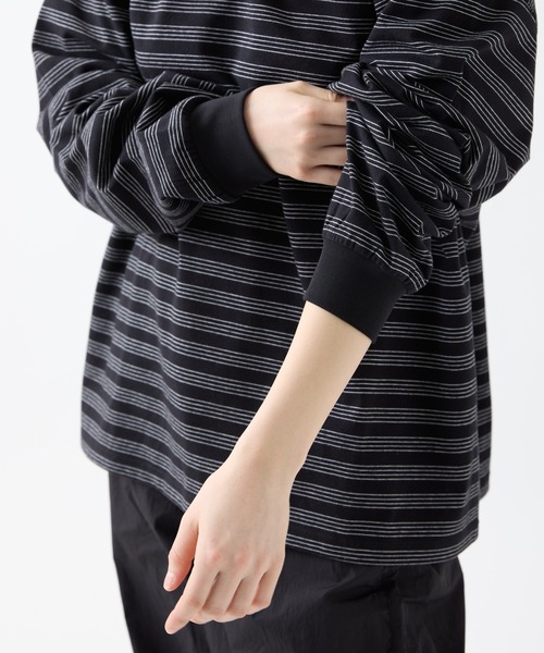 meltum tシャツ ALLWEATHER TEE L/S BORDER / オールウェザーT