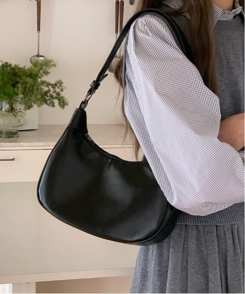 Simple Project クロワッサンショルダーバッグ Y2K Simple Projectクロワッサン ショルダーバッグ