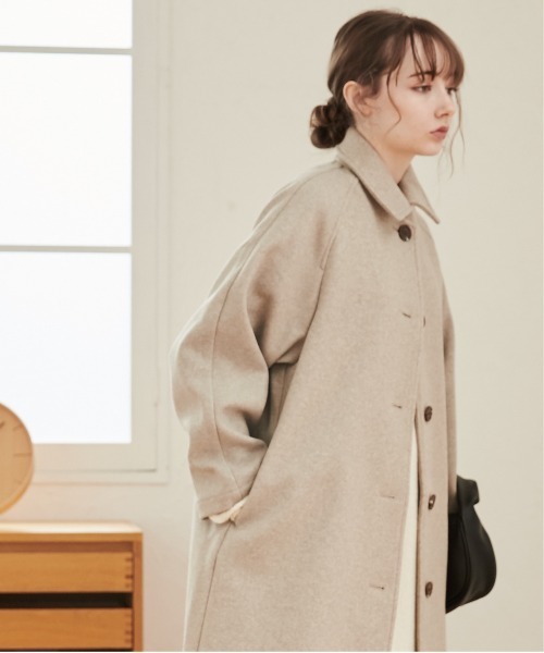 ANGIE ステンカラーコート FREE ライトベージュ レディース : ZOZOTOWN