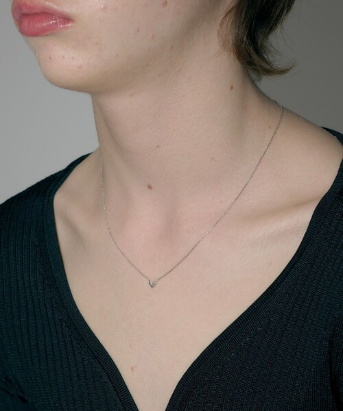 ネックレス Minimum Heart Necklace レディースの画像