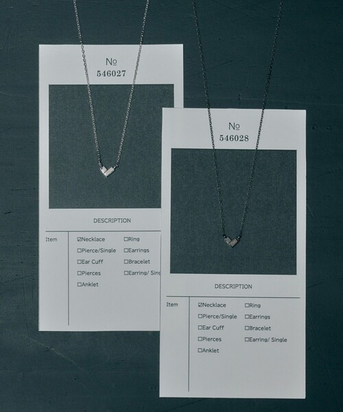 ネックレス Minimum Heart Necklace レディースの画像