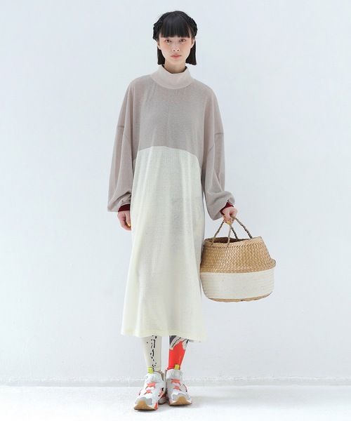 bedsidedrama（ベッドサイドドラマ） ワンピース Color Mix Dress Tee