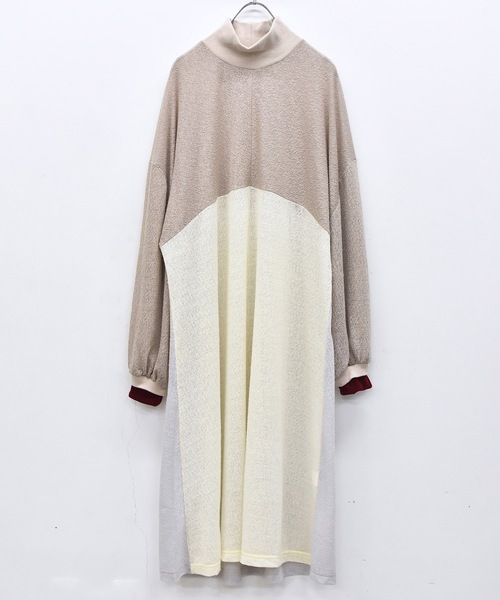 bedsidedrama（ベッドサイドドラマ） ワンピース Color Mix Dress Tee