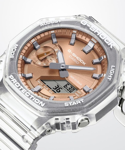 時計 G-SHOCK GA-2100BM-7A5JF CASIO GA-2100BM-7A5 | G-SHOCK ANALOG-DIGITAL Transparent color