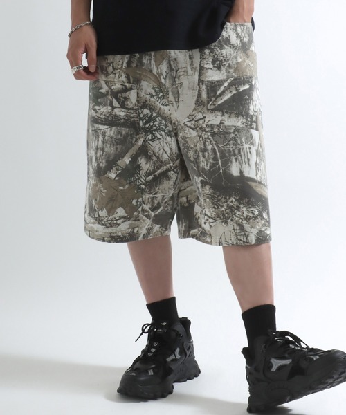 VISION STREET WEAR ジーンズ デニム・ツリーカモフラ柄