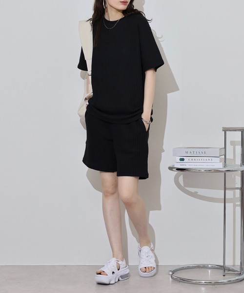 新品❤️V TWELVE モックネックシャツ ショートパンツ セットアップ