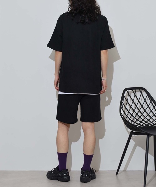 MMMM スマホショルダー セットアップ ワッフル セットアップ Tシャツ
