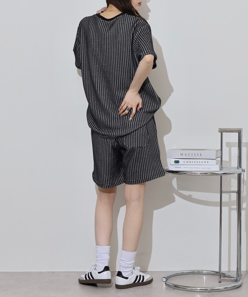MMMM スマホショルダー セットアップ ワッフル セットアップ Tシャツ