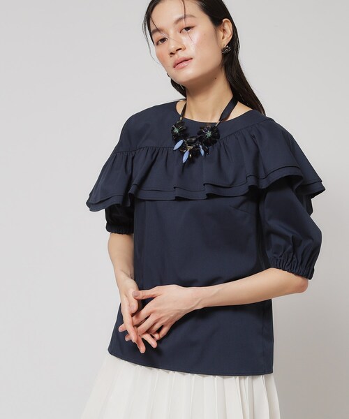 スーナウーナ（SunaUna）/【今年はこれで決まり！／アシメフリル】ブラウス SunaUna（スーナウーナ） ブラウス シャツ 「今年はこれで決まり