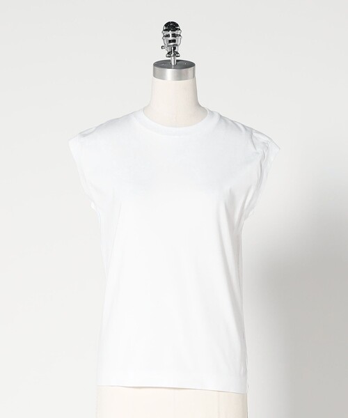 ★TV衣装★　LOEFF　コットンノースリーブカットソー LOEFF tシャツ 「LOEFF」スビンコットン ノースリーブ
