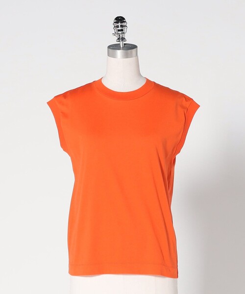 tシャツ 「LOEFF」スビンコットン ノースリーブ カットソー レディース LOEFF tシャツ 「LOEFF」スビンコットン ノースリーブ