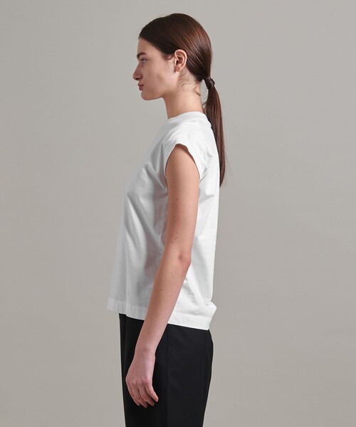 ★TV衣装★　LOEFF　コットンノースリーブカットソー LOEFF tシャツ 「LOEFF」スビンコットン ノースリーブ