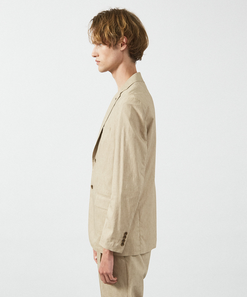ジャケット テーラードジャケット 「セットアップ対応/FLEX JACKET」スーパーストレッチ リネンブレンド ジャケット / サマージャケットの画像