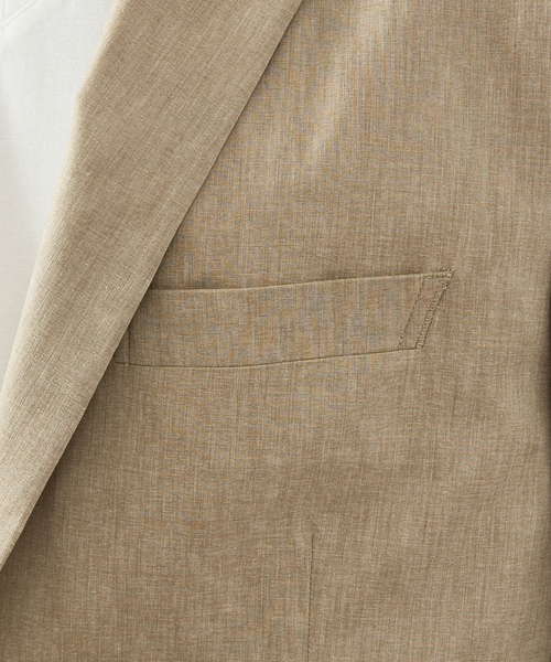 ジャケット テーラードジャケット 「セットアップ対応/FLEX JACKET」スーパーストレッチ リネンブレンド ジャケット / サマージャケットの画像