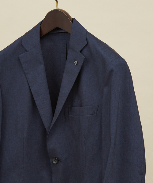 ジャケット テーラードジャケット 「セットアップ対応/FLEX JACKET」スーパーストレッチ リネンブレンド ジャケット / サマージャケットの画像