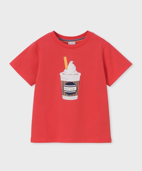 Paul Smith JUNIOR tシャツ ボーイズ ホイップクリームドリンク