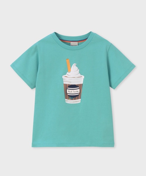 【新品タグ付】Paul Smith JUNIOR アイスロゴ半袖Tシャツ 140 Paul Smith JUNIOR（ポールスミスジュニア）の「アイスロゴ半袖T