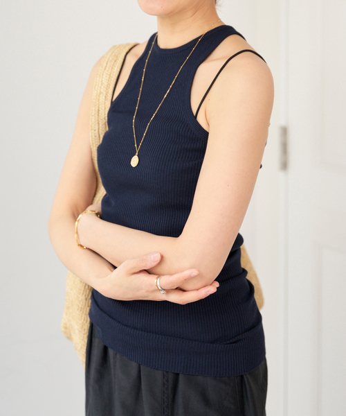 IENA シルクコットンギャザーキャミ IENA Maisonシルクコットンギャザーキャミタグ付き未使用セール