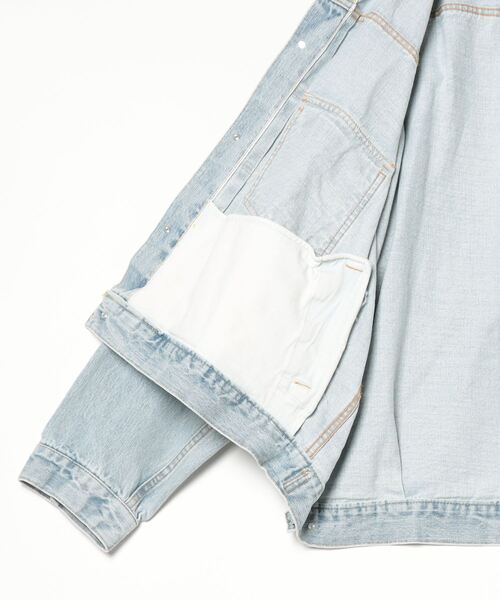 デニムジャケット gジャン Bleached Denim Jacket メンズの画像