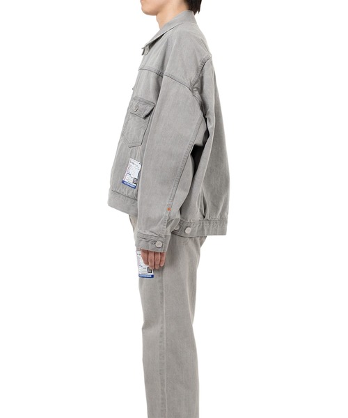 デニムジャケット gジャン Bleached Denim Jacket メンズの画像