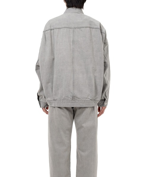 デニムジャケット gジャン Bleached Denim Jacket メンズの画像