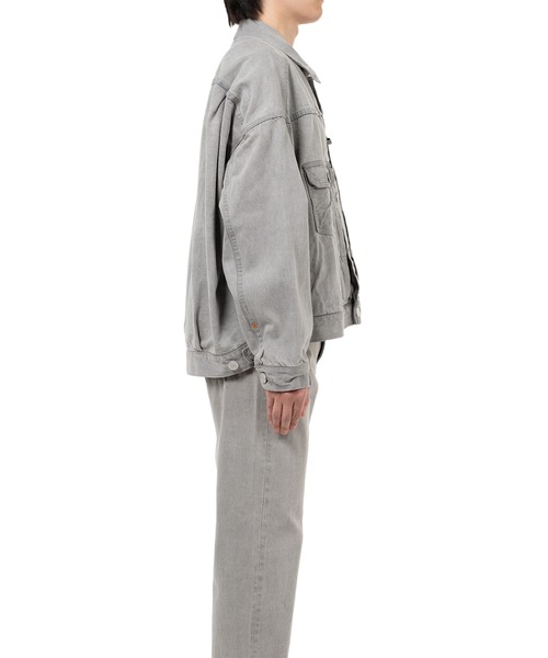デニムジャケット gジャン Bleached Denim Jacket メンズの画像