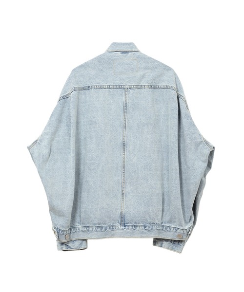 デニムジャケット gジャン Bleached Denim Jacket メンズの画像