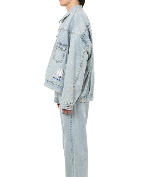 in・stru（men-tal）. デニムジャケット gジャン Bleached Denim