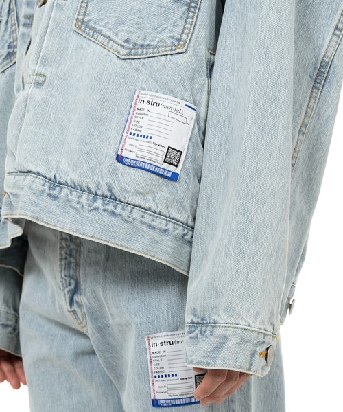デニムジャケット gジャン Bleached Denim Jacket メンズの画像