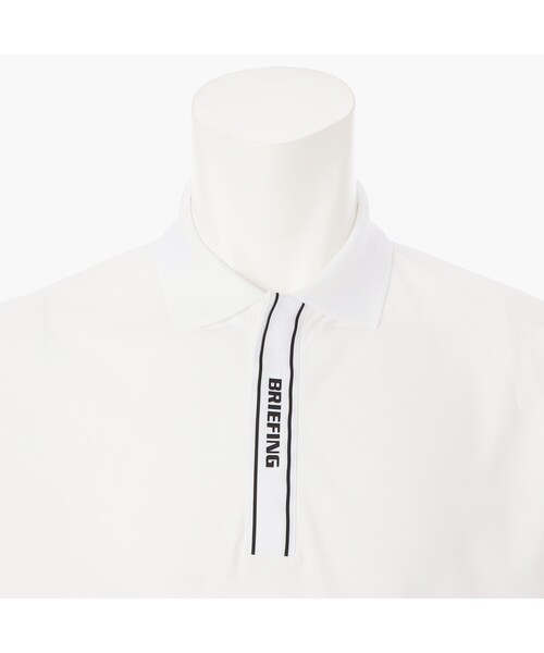 新品　BRIEFING MEN’S MINI LOGO POLO ホワイトS BRIEFING - 【25SS】 MEN'S MINI LOGO POLO / ミニロゴ