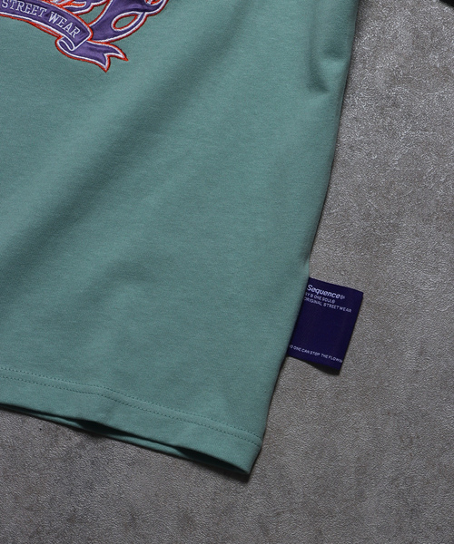 「SEQUENZ」 半袖Tシャツ MEDIUM ブラック メンズ