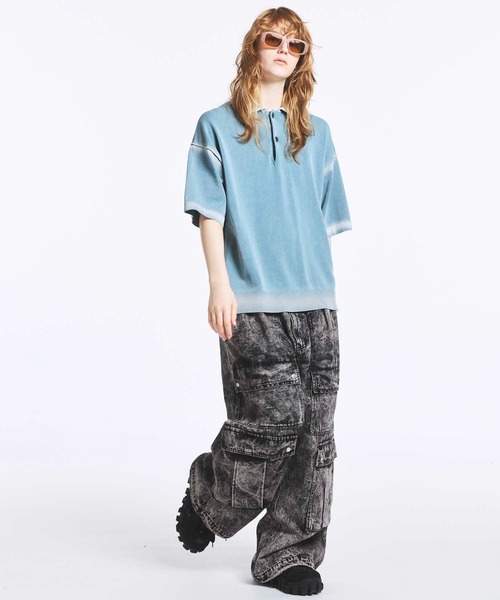 MAISON SPECIAL ポロシャツ 「UNISEX」High Twist Pigment