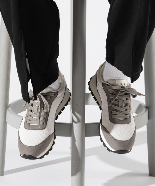 ARMANI EXCHANGE スニーカー 「A|X アルマーニ エクスチェンジ」AXロゴ