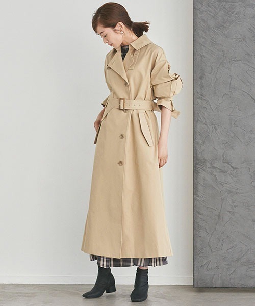 emmi トレンチコート 1 ベージュ レディース : ZOZOTOWN Yahoo!店