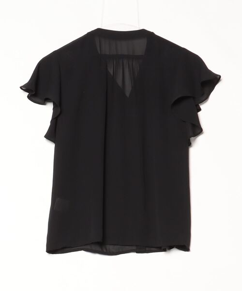 リッチミーニューヨーク ニット 半袖 クルーネック ラビットファー トップス レディース 1サイズ グレー Riccimie NewYork Riccimie New York - リッチミーニューヨーク ニット 半袖