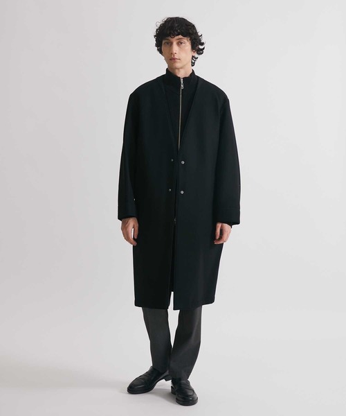 UNITED TOKYO（ユナイテッドトウキョウ） ノーカラーコート 1 ブラック