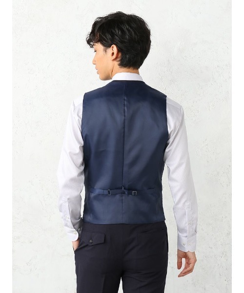 極美品 パーフェクトスーツファクトリー セットアップ 3ピース ビジネス AB5 Perfect Suit FActory 「Perfect FActory」 3ピーススーツ AB5