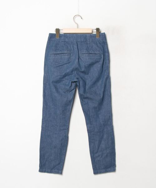 「IENA」 デニムパンツ 34 ネイビー レディース