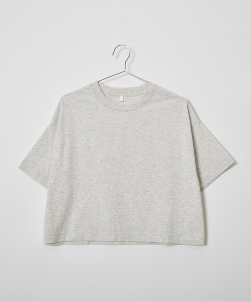 tシャツ 「spiritoso」コットン無地ベーシック半袖ショート丈Tシャツ レディース | spiritoso | 09