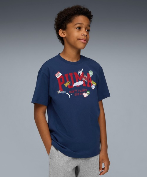 PUMA（プーマ） tシャツ ボーイズ バスケットボール フーパーホット