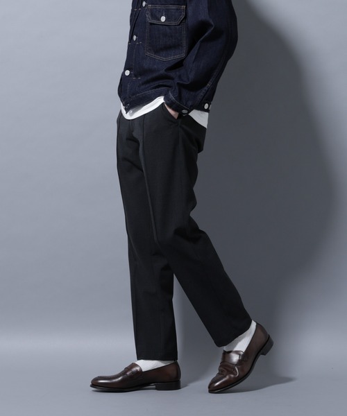 NANO universe（ナノ・ユニバース） スラックス サイドリブストレッチ